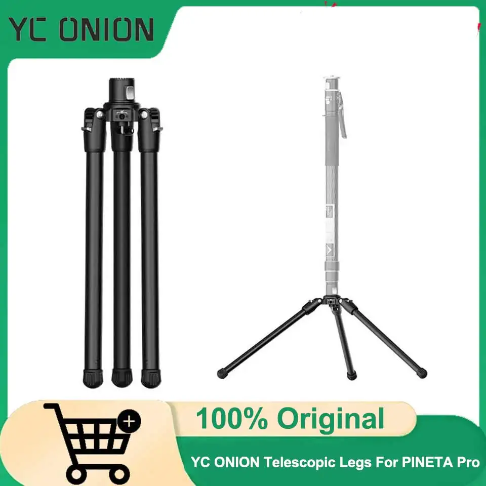 

YC Onion Telescopic Legs for PINETA Pro Monopod, Universal Quick Release, 1/4" Locating Hole for Arri-Swiss