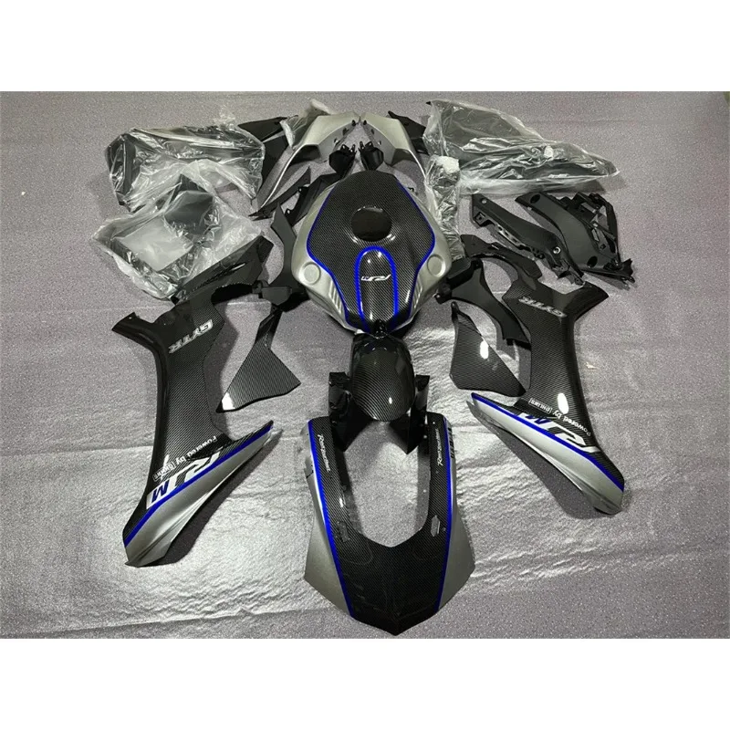 

a/Motorcycle Fairings Kit Fit For Yzf R1M R1 2015 2016 2017 2018 2019 Bodywork Set High Quality ABS Injection Carbon fiber paint