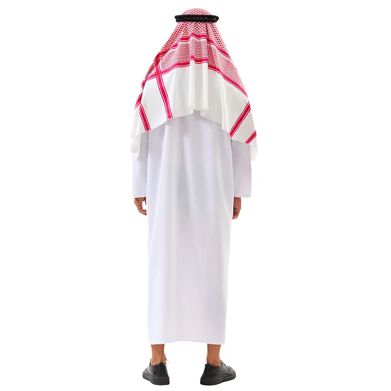 الشرق الأوسط العربية نمط زي البدلة الجلباب الرجال والنساء دبي Tycoon الإمارات العربية المتحدة تأثيري حلي مرحلة أزياء مسرحية 2025 جديد