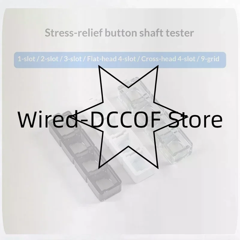 4 Slot Mechanical Keyboard Switch Tester Durable Plastic Shell 3 Colors For Custom Keyboard Enthusiasts