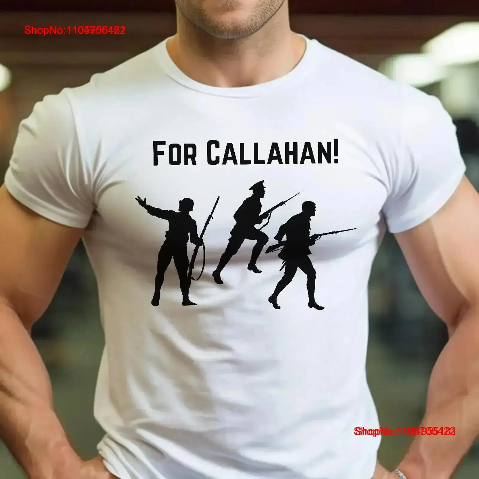 For Callahan T Shirt Video Game Fan Gaming Apparel Military strategy Co op Gamer gift vintage Washed vintage Washed Slightly