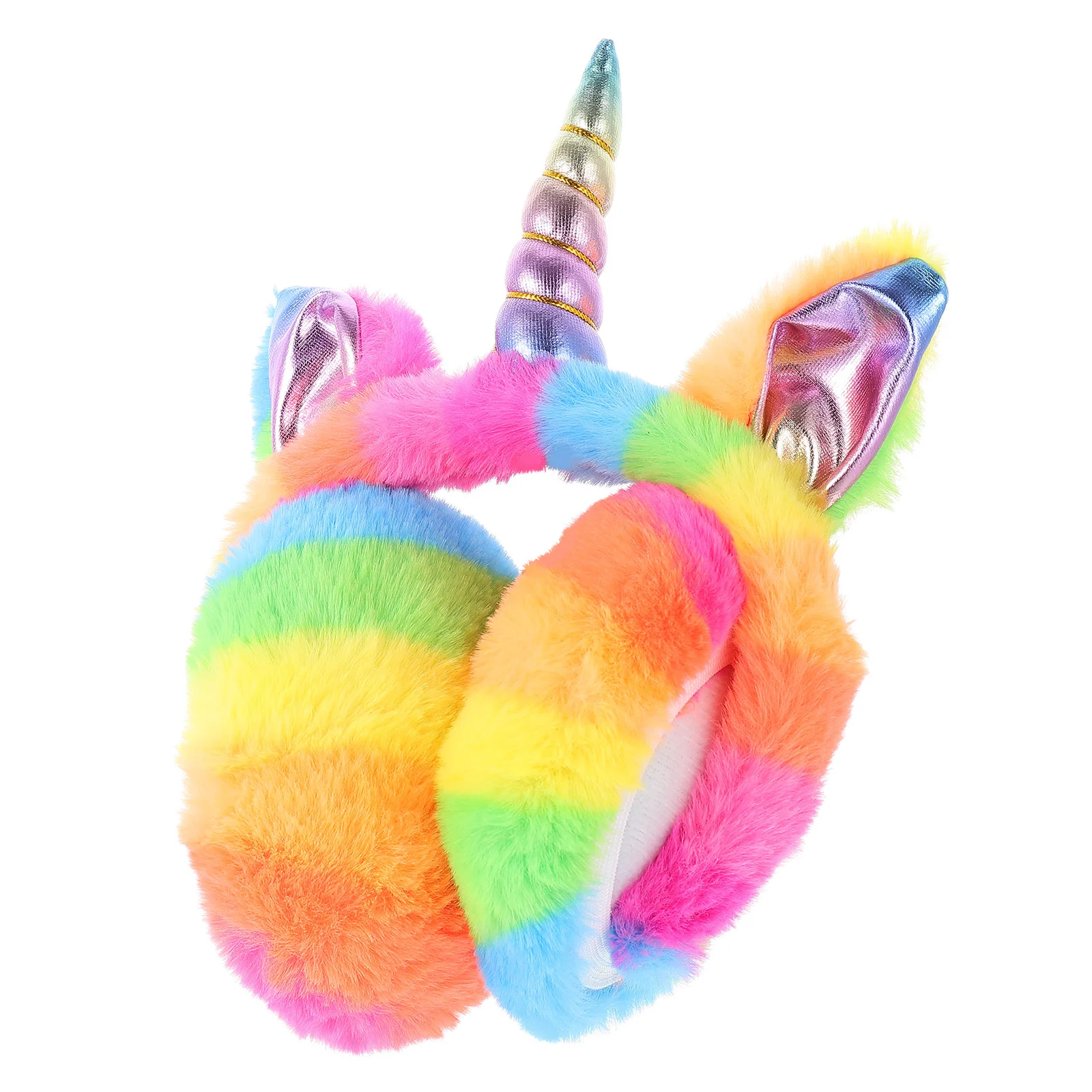 Winter Ear Protection Unicorn Adorable Girl Child Fuzzy Fleece Head Band