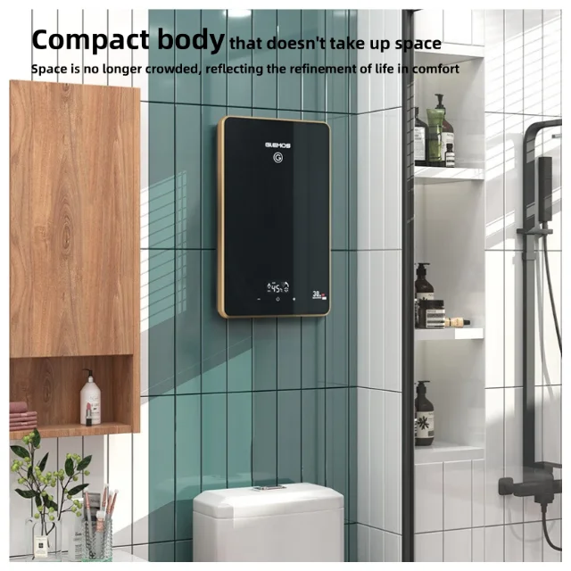 Água quente sem fim usado aquecedor de água quente elétrico instantâneo tankless inteligente chuveiro aquecedor de água chau eau elétrico