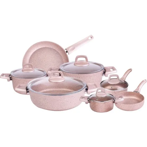 Biogranit Rosegold 12 Piece Cookware Set luxury quality cookware