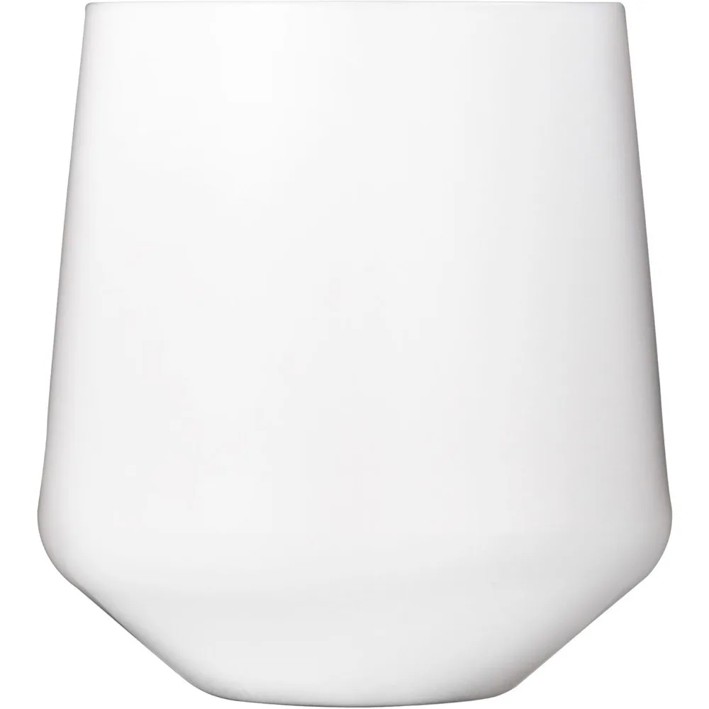 مجموعة كؤوس النبيذ غير القابلة للكسر مكونة من 4 قطع، أواني زجاجية بلاستيكية تريتان 12 أونصة للاستخدام الداخلي والخارجي، باللون الأبيض #2