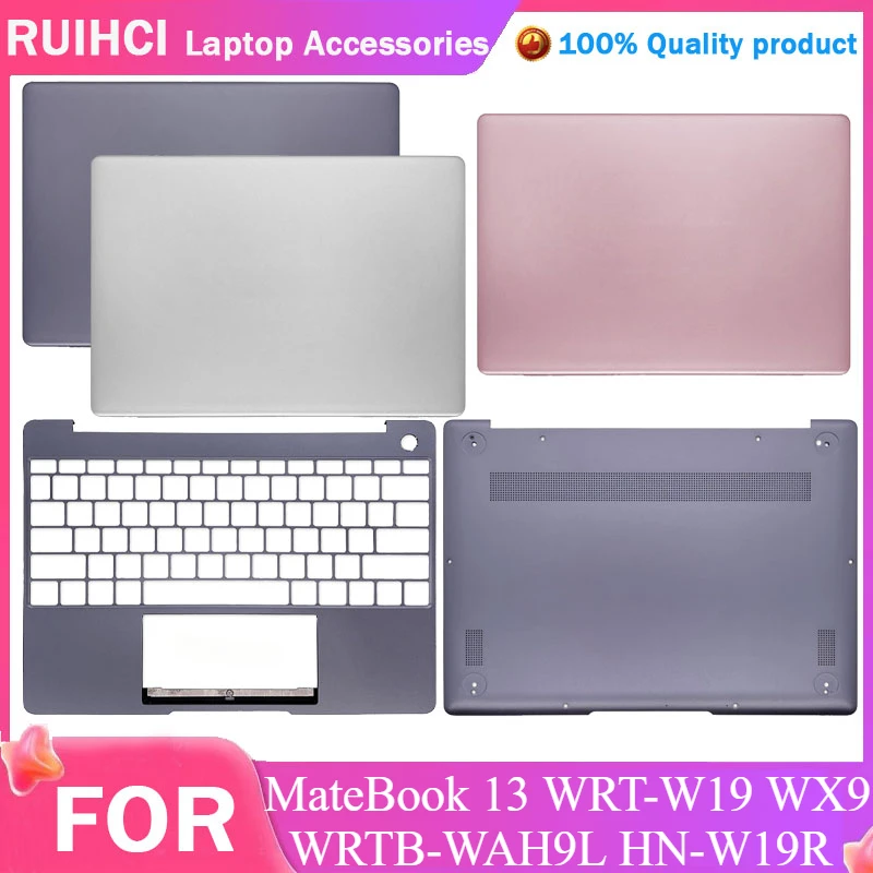 Suitable for Huawei MateBook 13 WRT-W19 WX9 WRTB-WAH9L HN-W19R New Laptop LCD Back Cover keyboard Palmrest Bottom Case Hinges