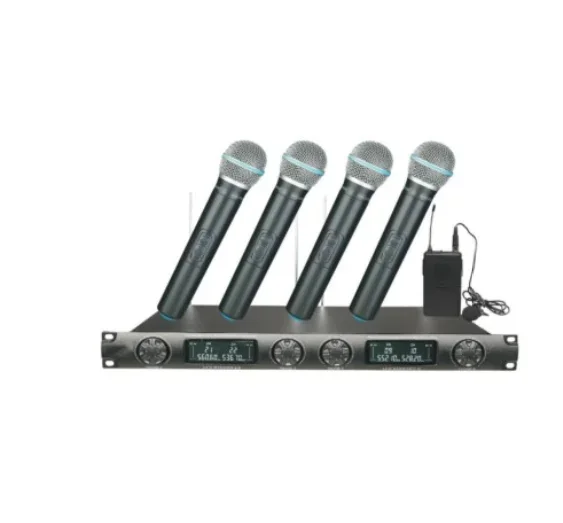 Wholesale 4 Channels Wireless Conference Vocal Microphone Wireless Mic