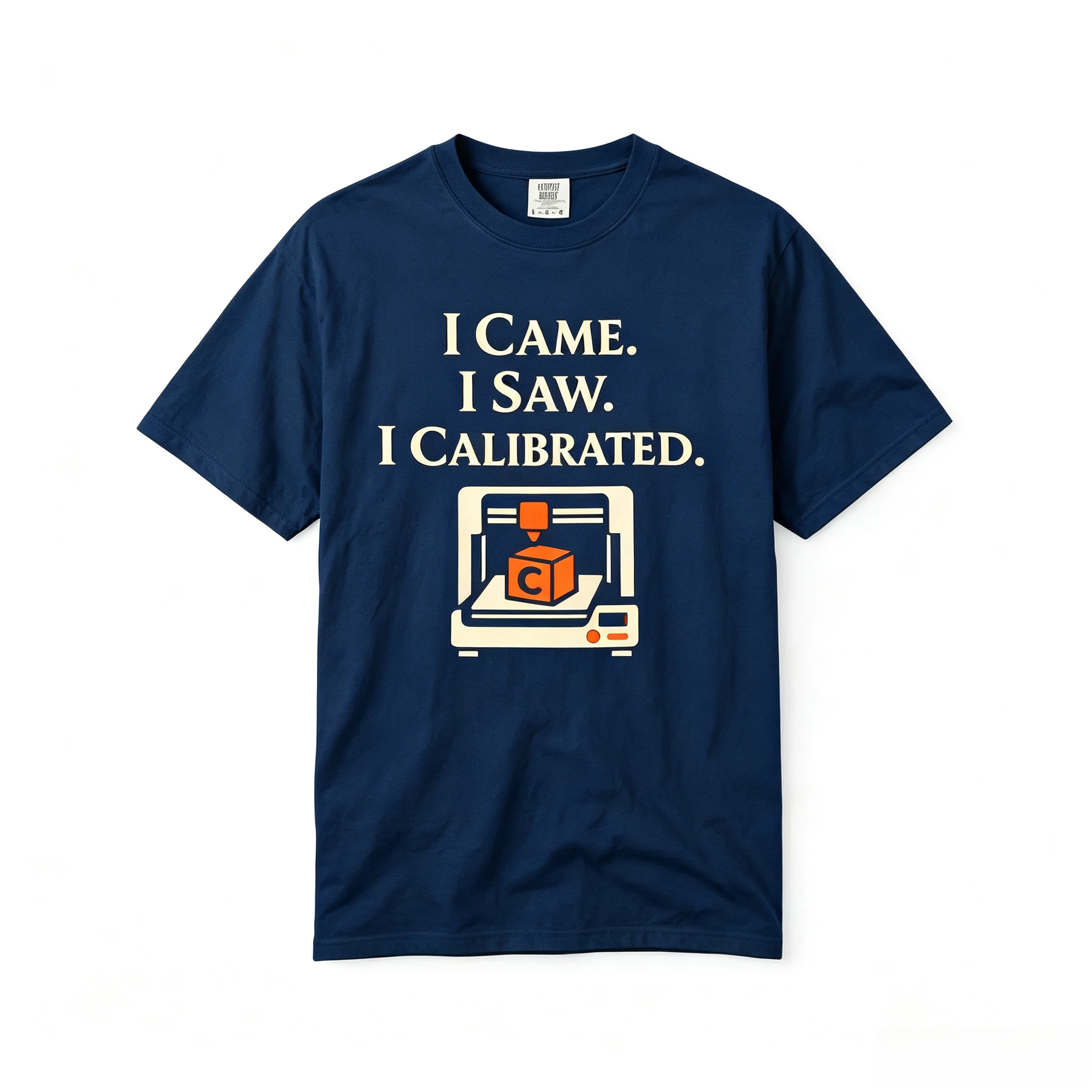 Summer Casual Short-sleeved Printed T-shirt: Here I Am, Seeing The Calibrated Maker Humor and Comfortable Color T-shirt