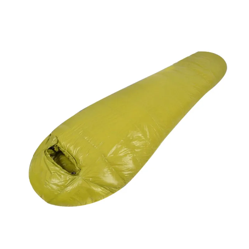 lightweight down mummy sleeping bag for outdoor 1500g filling goos down