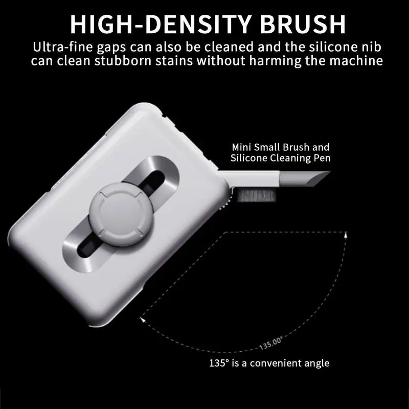 Laptop Cleaning Kit 6 Pieces Multifunctional Soft Brush Keyboard Cleaner Portable Computer Cleaning Tools Corner Gaps Duster For