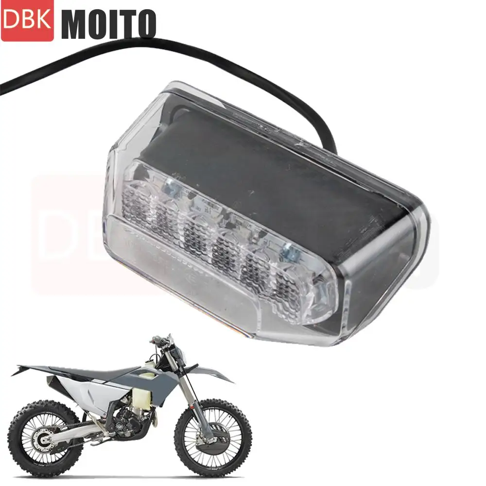 Motorcycle Tail Light Assembly For HUSQVARNA FE TE 150 250 300 350 450 501 Pro 2024 Dirt Bike Enduro Taillight Rear Lamp