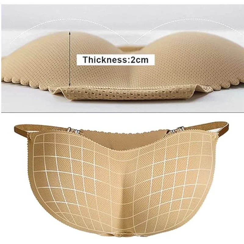 Control Butt Hip Enhancer Fake Ass Briefs Butt Lifter Three-dimensional Buttocks 3D Push Up Panties Women Sponge Padded  Shaper