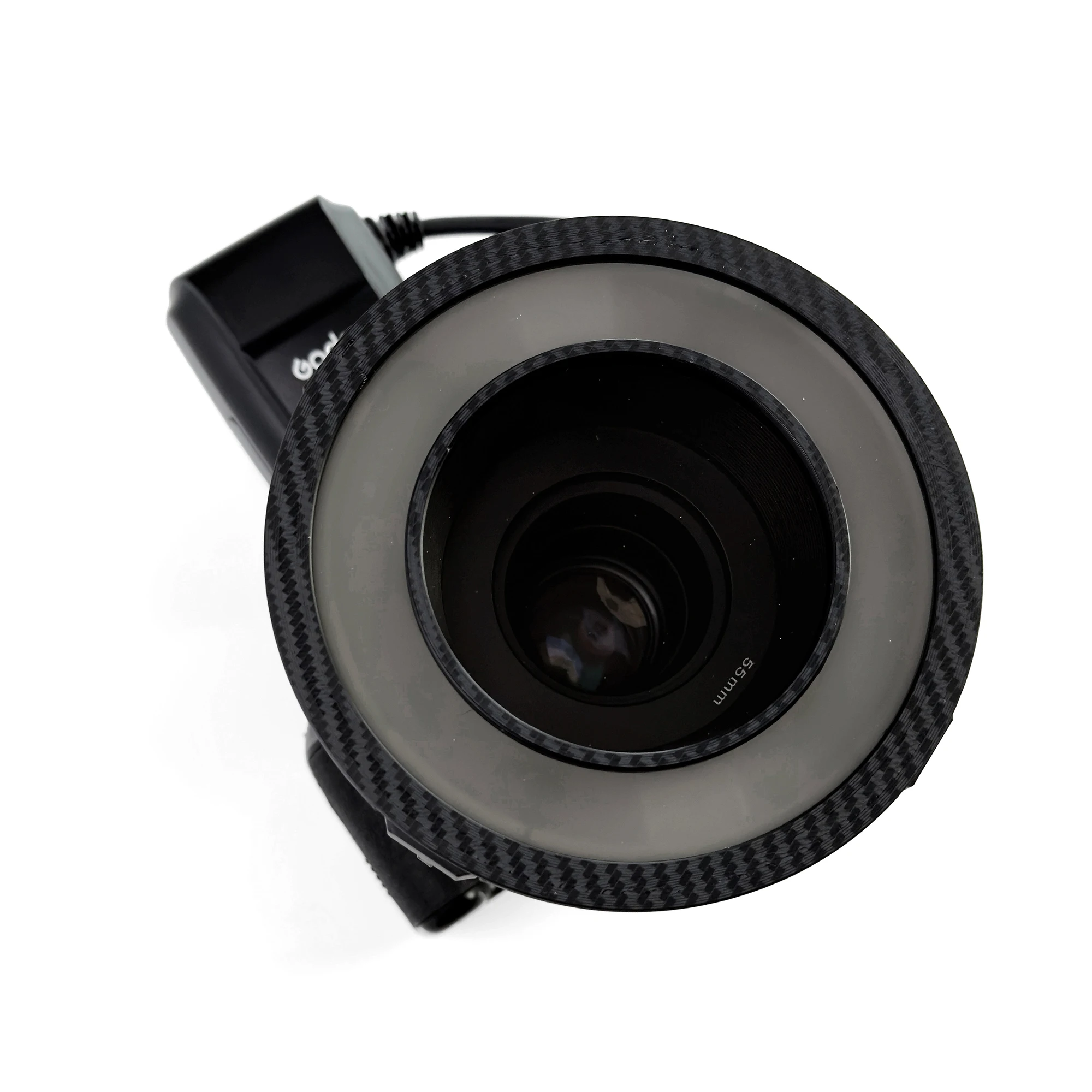 Kamera-Zahnfotografie – kein Reflexions-Kreuzpolarisationsset für Godox MF-R76-Blitze. Ring blinkt intraorale Fotografie – Detail 14