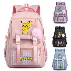 Pokemon Backpack for Women Anime Printed Bookbag Student Teenager Children Knapsack Girl Boy Women Bag Casual Bag Rucksack