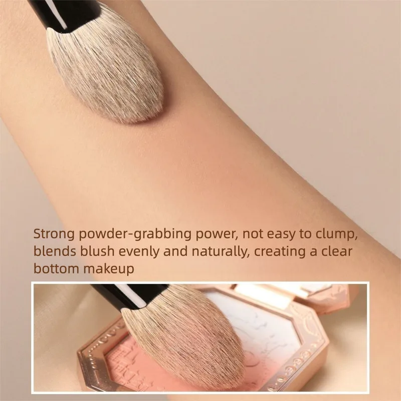 Painter D80 Heart Blush Brush, Heart Animal Hair Brightening Spot Setting Highlight Brush makeup brushes tools