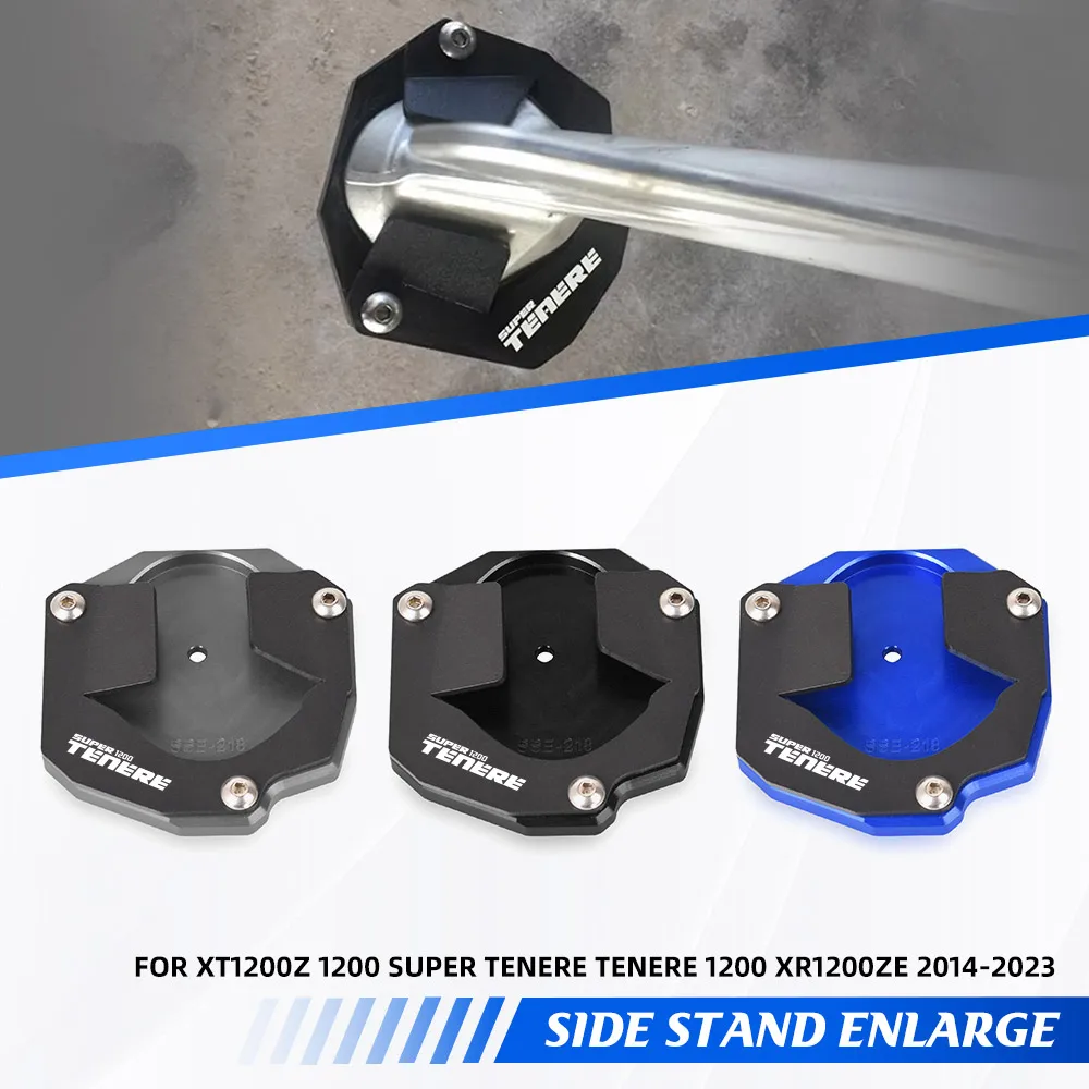 

CNC Kickstand Extension Foot Side Stand Enlarger Plate Pad For Yamaha XT1200Z 1200 Super Tenere Tenere 1200 XR1200ZE 2014-2023