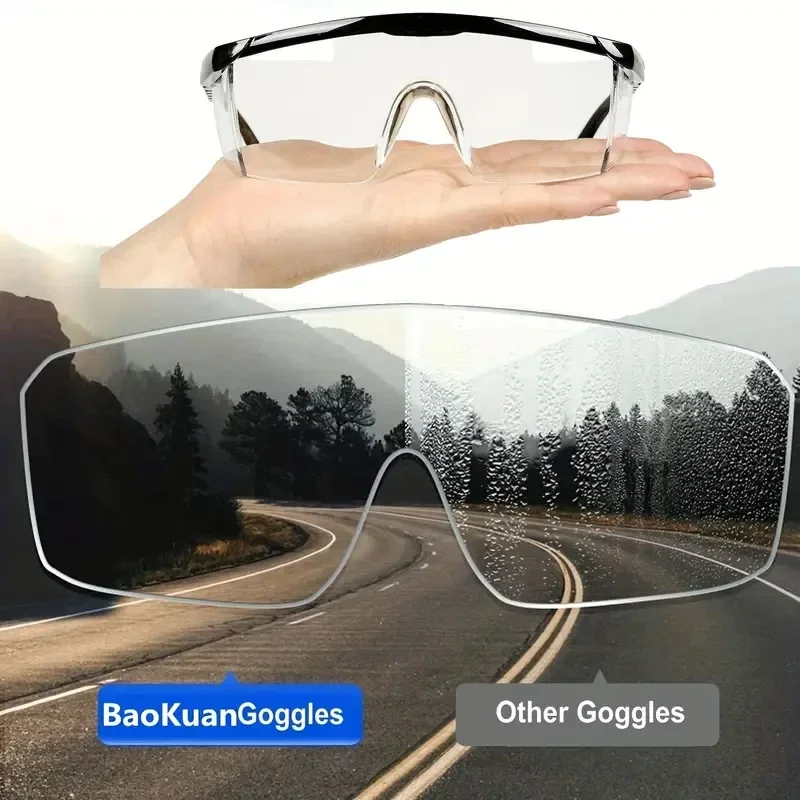 20 قطعة نظارات ركوب الدراجات يندبروف الغبار مقاوم للماء نظارات واقية سلامة العمل مكافحة سبلاش نظارات حماية العين نظارات