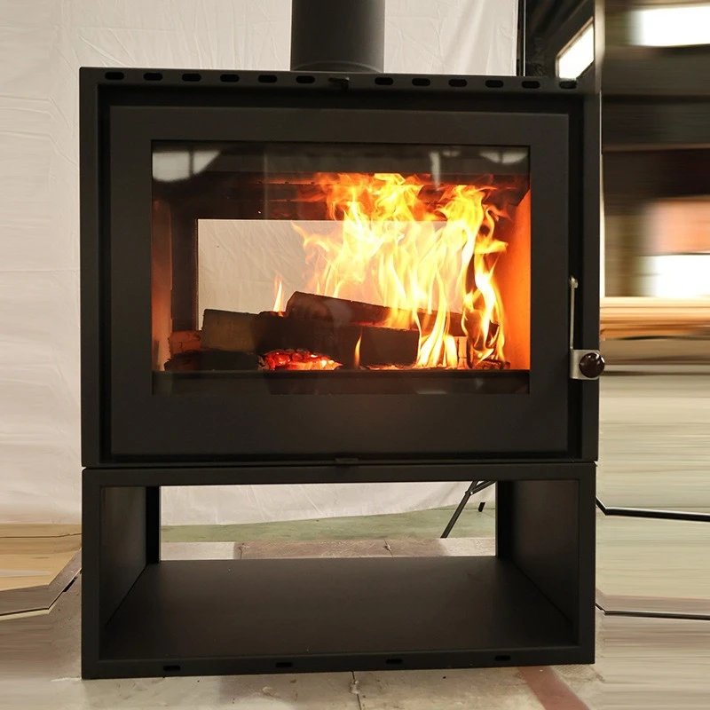 Perapian Kayu Bakar Baja Karbon Eropa untuk Rumah, Bed and Breakfast, Villa, Ruang Tamu, Pemanas, Tungku Pemanas