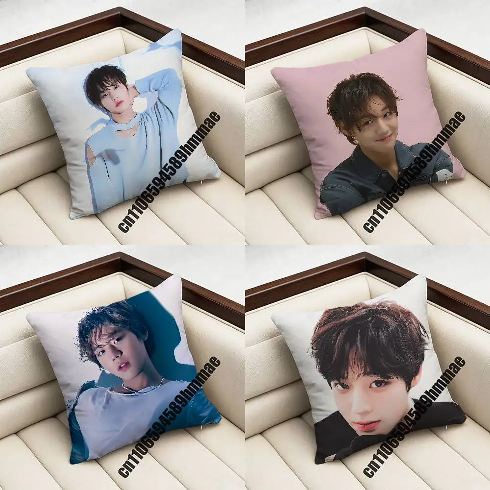 

For Singer Actor P-Park Ji hoon Throw Pillow Case Sham 45x45cm Decoration Square Sofa Pillowcase Pad Cover