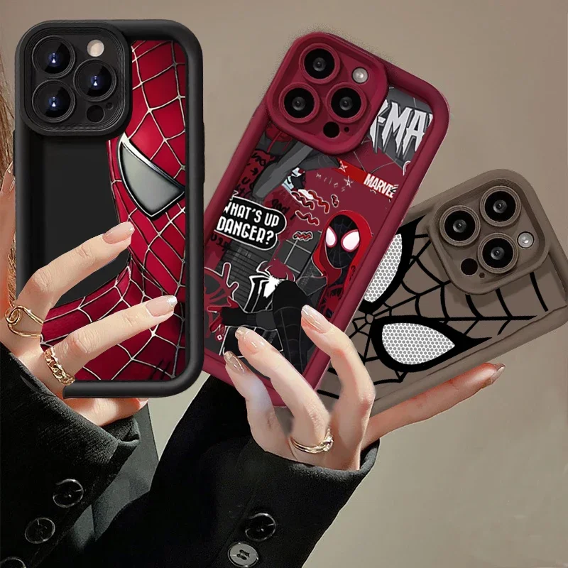 Case For infinix Hot 30i 40i 20 Note 30 40 Pro VIP Play 12G96 SMART 8 7 6 5 TECNO CAMON 20 Pro 30 SPARK10 PRO Marvel Spider Man