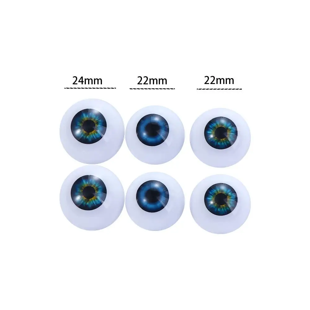 Making  DIY Doll Toys Fake Eyes 24/22/20mm Animal  Doll Safety Eyes Doll Eyeball Reborn Doll Eyeball Bjd Doll Eyeball
