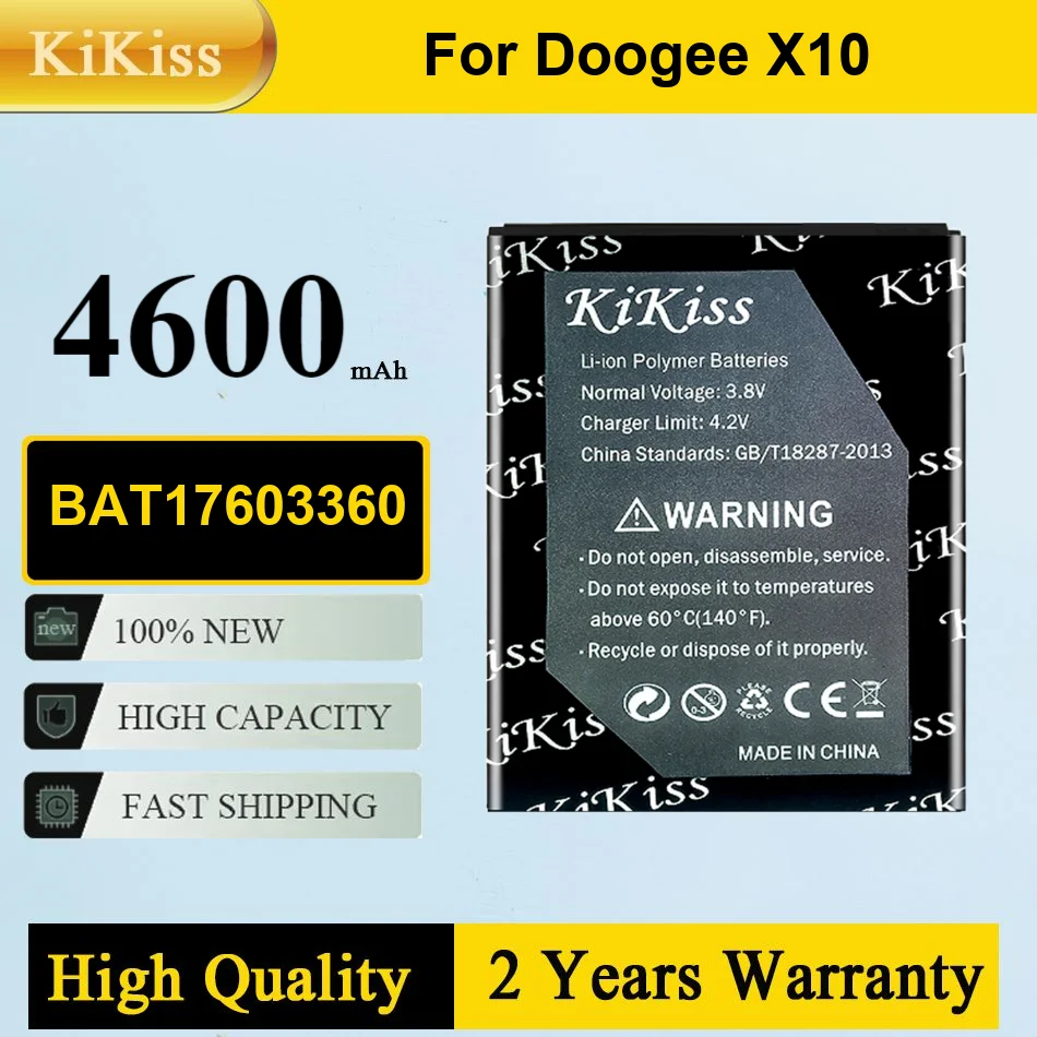 

4600Mah Kikiss Battery BAT17603360 For DOOGEE X10