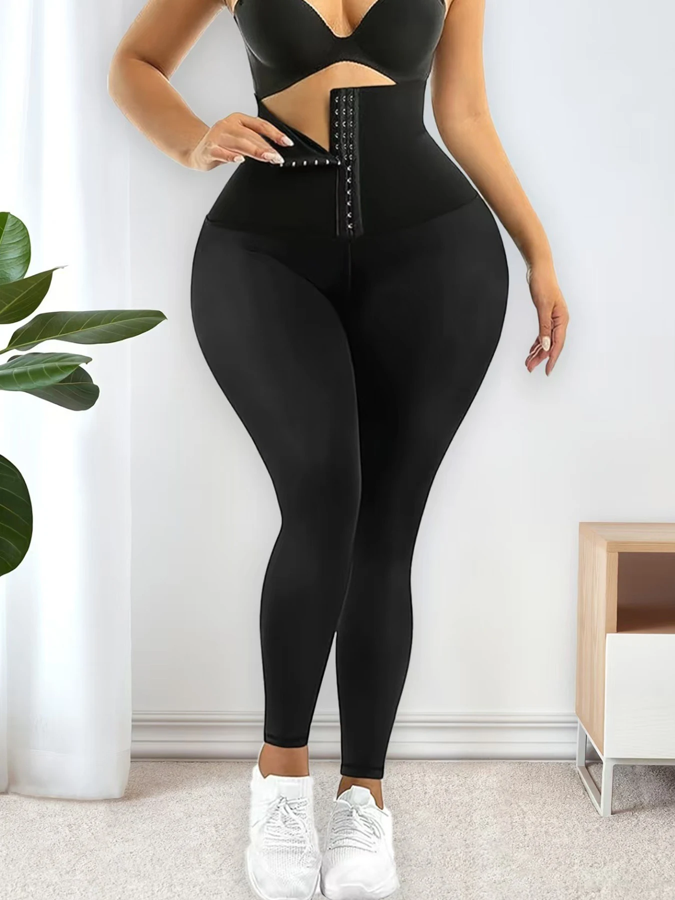 جديد الأوروبية والأمريكية زر أسفل باربي بانت عالية الخصر تشكيل الخصر تشديد اللياقة البدنية التخسيس التجفيف السريع الورك lifti #1