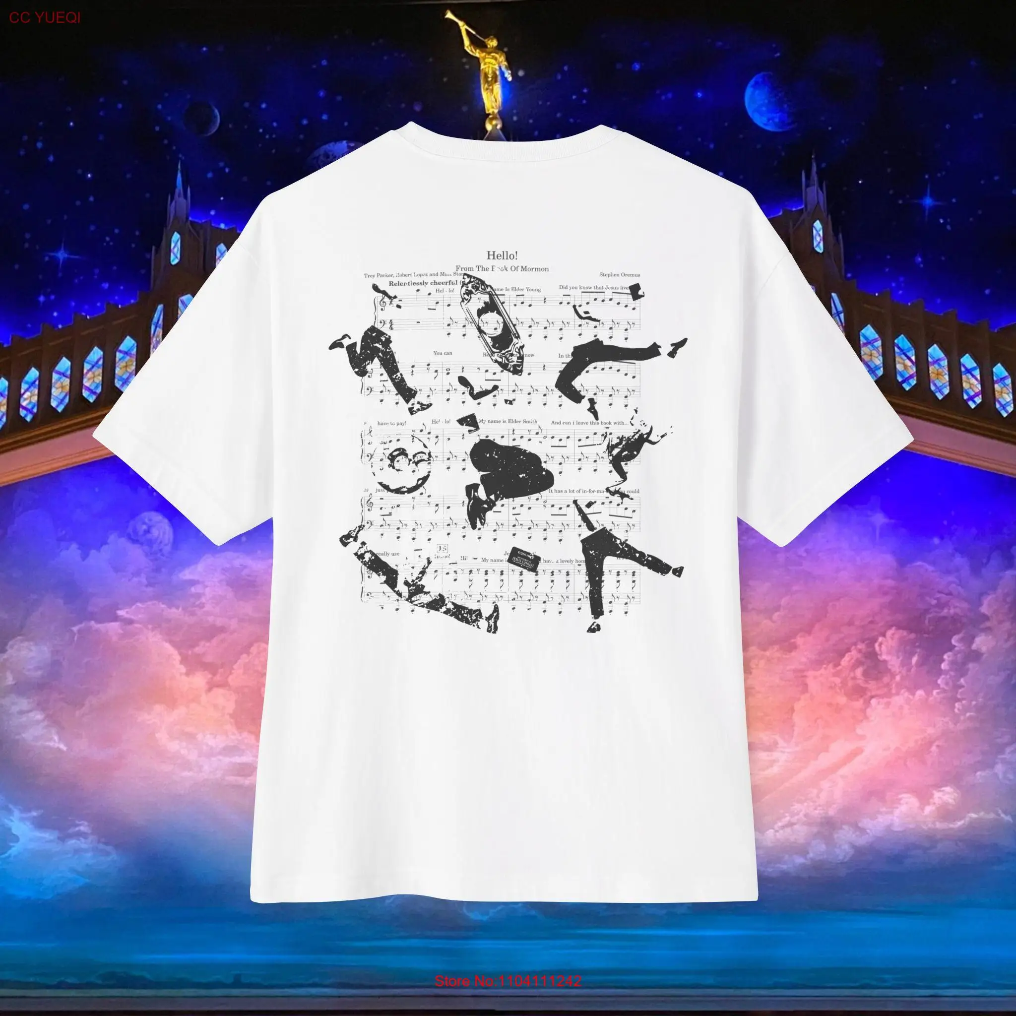 Book of Mormon Musical Inspired T Shirt long or short sleeves