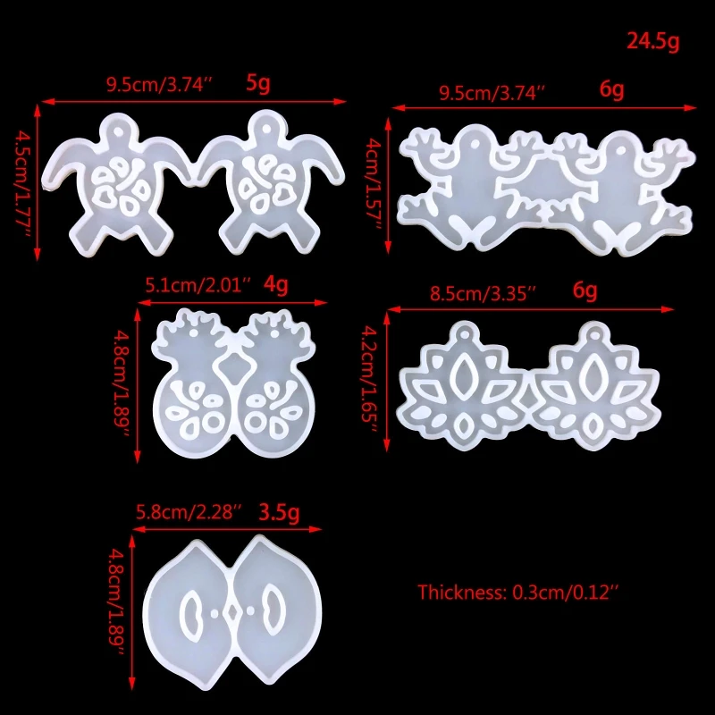 Silikonform DIY Schlüsselanhänger Anhänger Schmuck Bastelform für Jubiläumsgeschenk