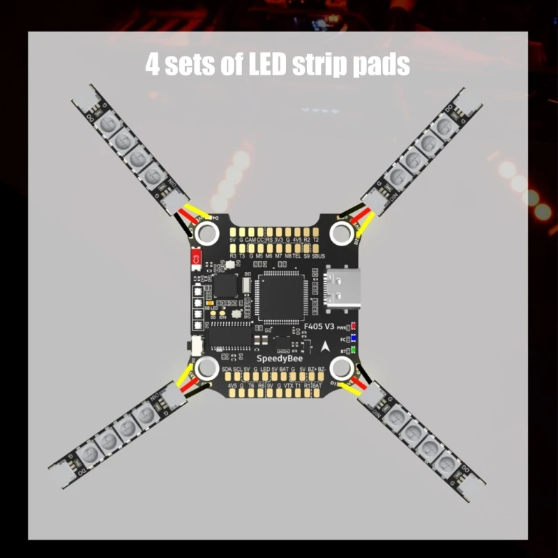 M17B Bluetoothcompatible Enables F405 60A 30x30 Stack for Drones Flying