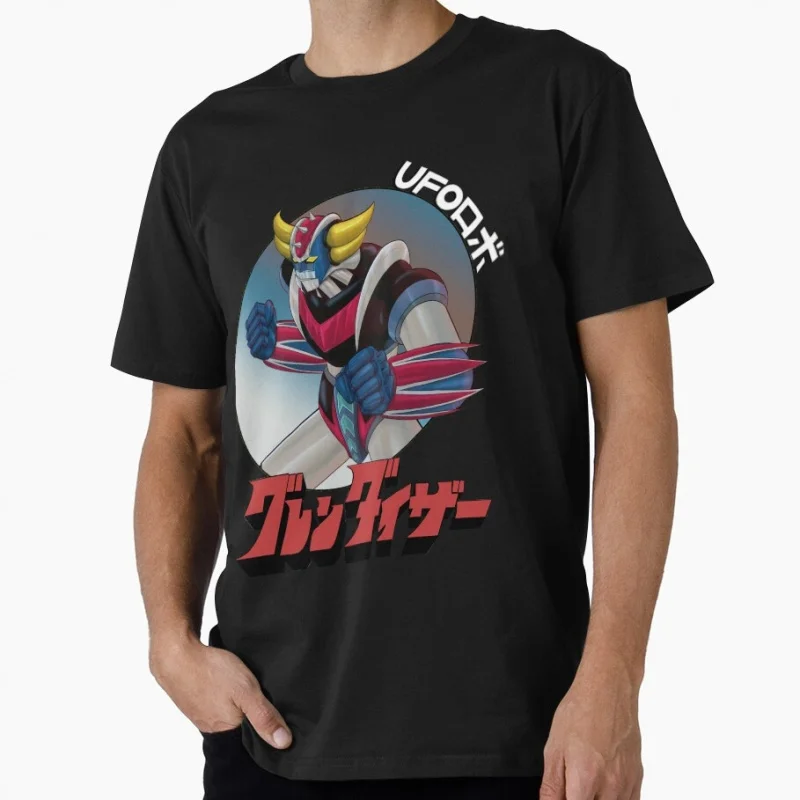 

UFO ROBO Grendizer Anime Gift t shirt Japan Manga Robot Mecha Graphic tee Y2K Clothes All size Tops S-6XL
