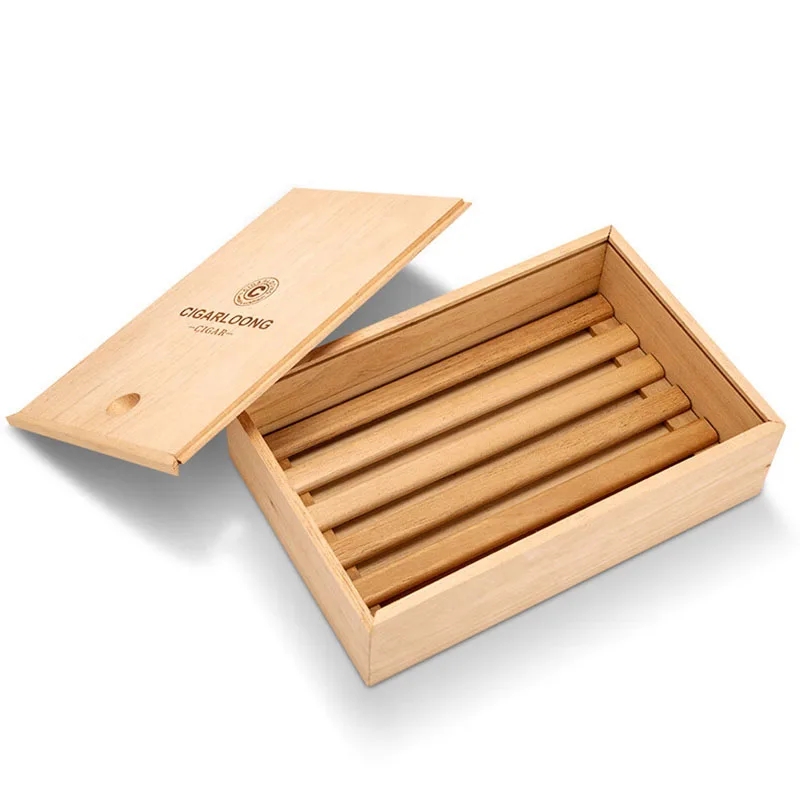 Portable Cedar Wood Cigar Travel Case, Cedar Wood Holder, Cigar Box, Cigar Accessories