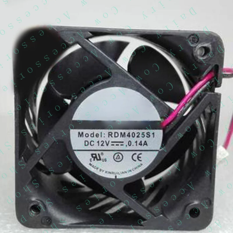 

PP+40*40*25mm 4025 For RDM4025S1 12V 0.14A 2-wire Cooing Fan
