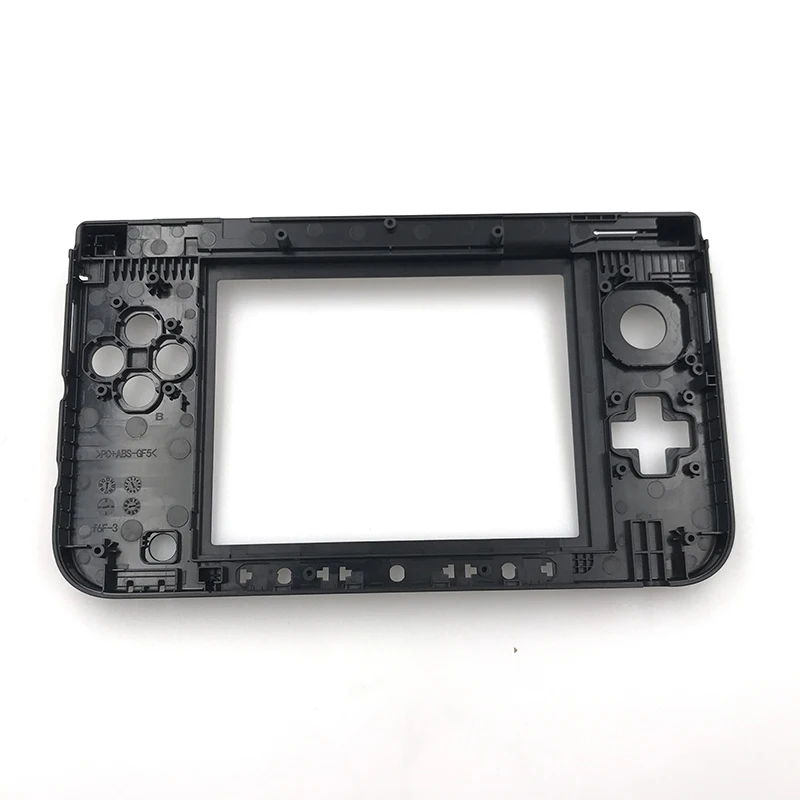 بديل لإطار شل 3DS XL للإطار البلاستيكي الأوسط باللون الأبيض أو الأسود