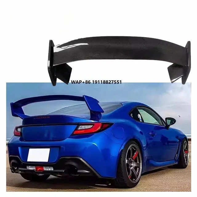

For 2020- GR86 ZD8 Carbon Fiber Spoiler WRX Style ZN8 BRZ ZC8 Body Kit Bumper GR 86 FPR Carbon Fiber Wing Bodykit