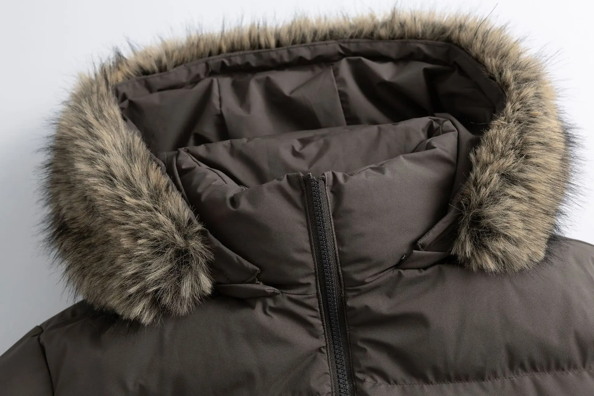 Winter Hooded Natural Large Fur Collar Down Jacket Women White Duck Down Warm Parker Outwears Female Thicken Short Down Jacket