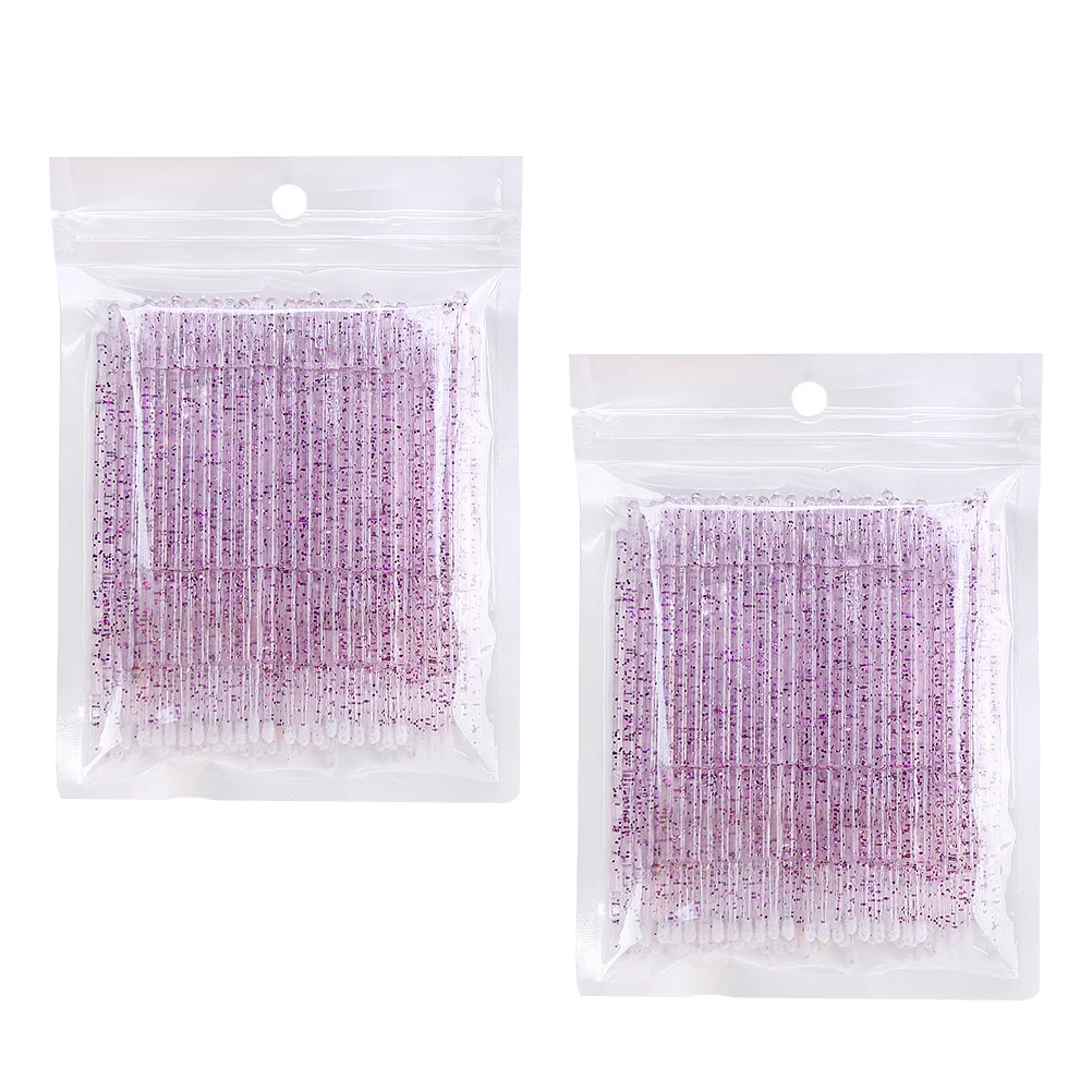 

200Pcs Eyelash Cleaning Brushes Practical Disposable Makeup Tools for Eyebrow Eyelash Cleaning and Beauty Care