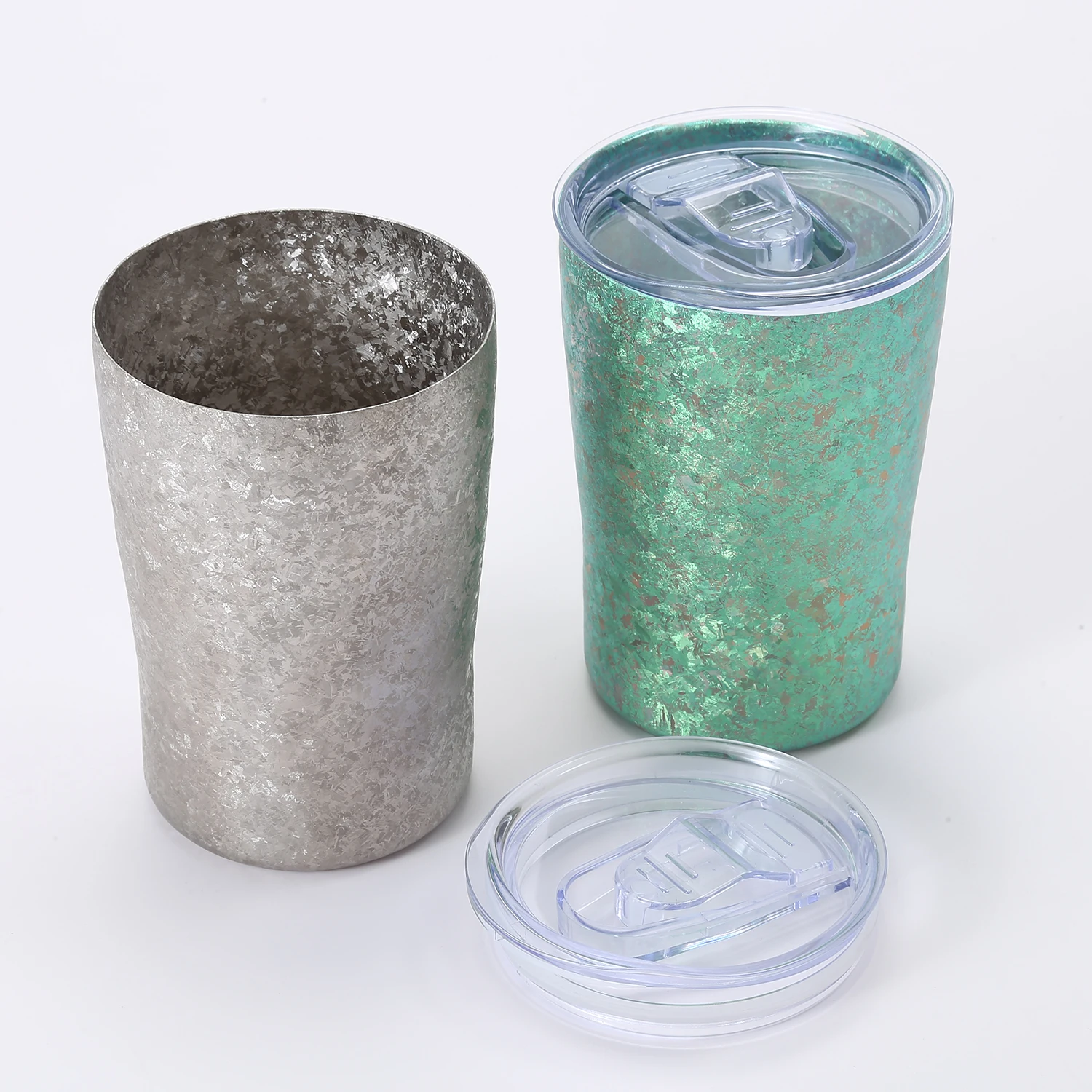 

Titanium Coffee Cup Milk Beer 300ML 10OZ Double Wall Mugs Tumbler Cola Water Bottle with lid