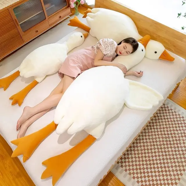 Giant Duck Goose Plush Pillow (50–190cm)