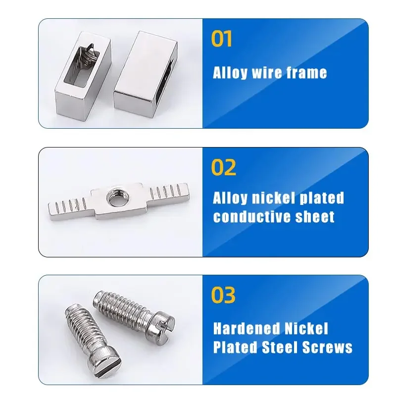 10/100pcs DIN Rail UK2.5B Terminal Block Clamp Connector 7 Colors 800V 32A UK-2.5N 2.5mm Square Universal Screw Connectors