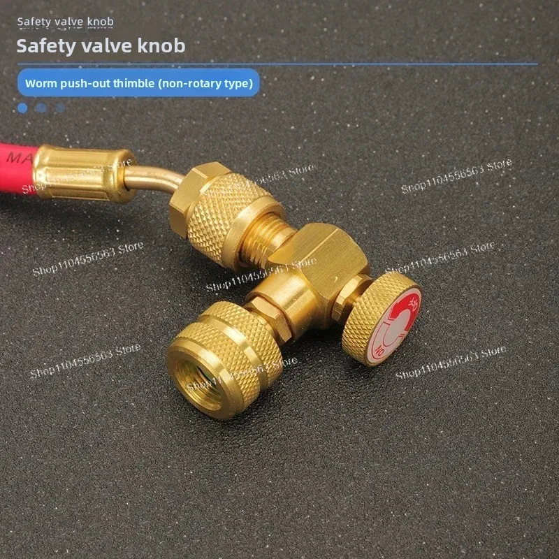 90 ° Air Conditioning Refrigerant Safety Valve - R32/R410A Fluoride Liquid Adapter Tool