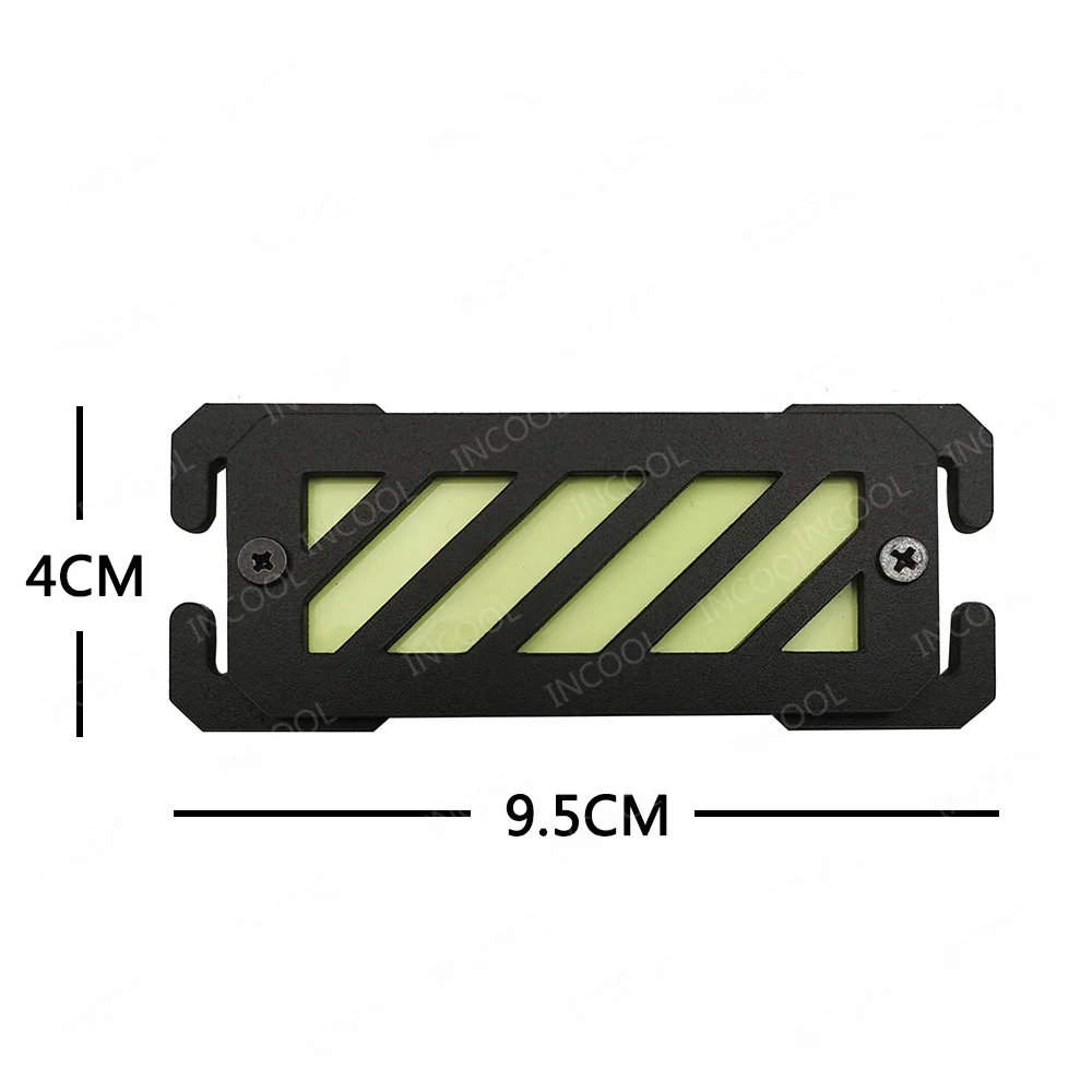 Glow In Dark Reflective Patches Identify Safety Outdoor Mark Strip Luminous Vest Equipment Accessories