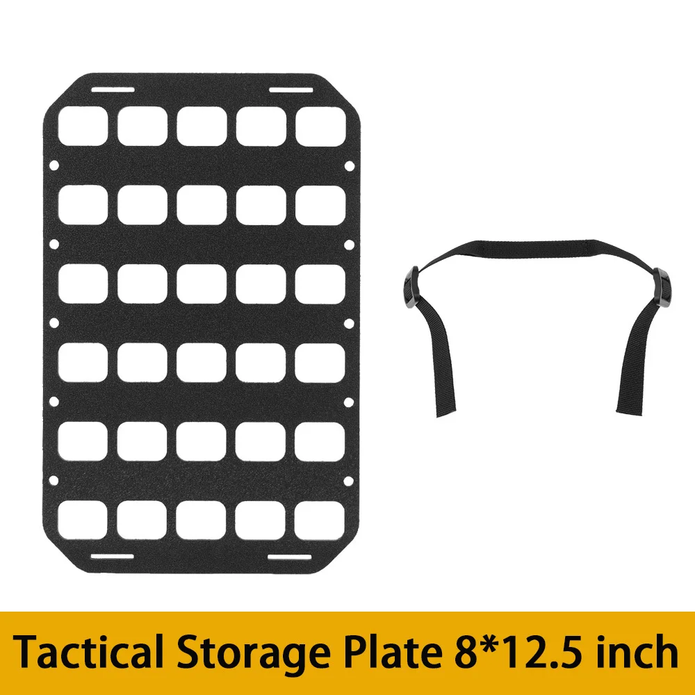 

Tactical Backpack MOLLE Panel Storage Plate 8*12.5" with Carry Handle Admin Bag Wall Accessories Organize Hunting Airsoft Gear