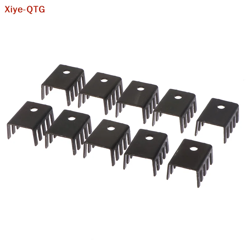 NEW 10pcs TO-220 Aluminum Profile 7805 Heatsink 781 Radiator Heat Sink 19*15*10MM Aluminum Alloy Profile Cooler
