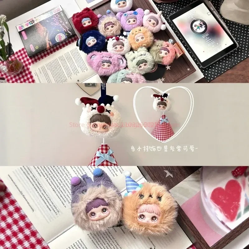 새로운 메이메이 크레이지 서커스 시리즈 블라인드 박스 메이메이 V4 비닐 플러시 미스터리 박스 카와이 애니메이션 인형 서프라이즈 백 키체인 펜던트 선물