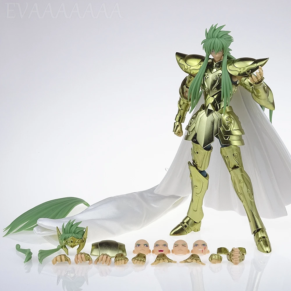 ST Model Saint Seiya Myth Cloth EX Aquarius Degel The Lost Canvas Gold Saint Knights of the Zodiac Saint Figures Model Shinetime