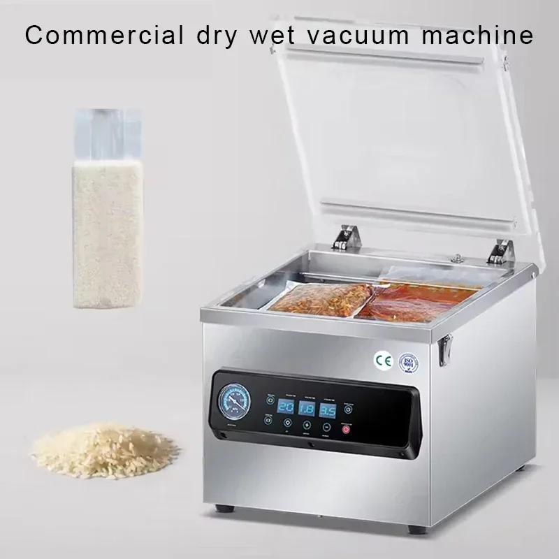 

PBOBP 620 Vacuum Sealer Commercial Food With Transparent Window Design Sous Vide Home Packing Machine Bags Save Storage