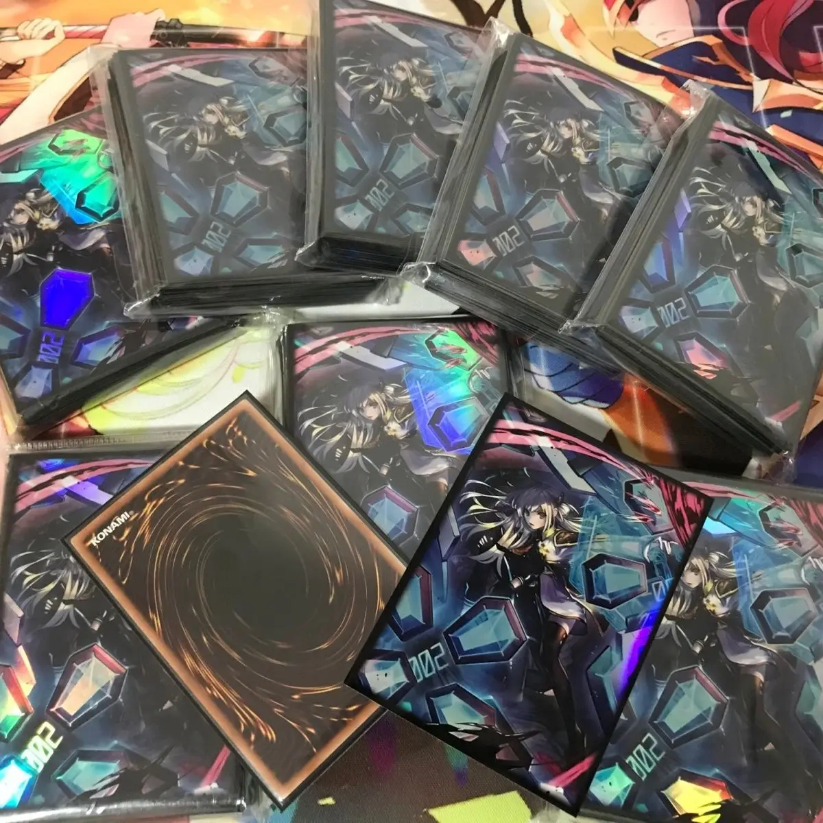 50PCS Yugioh Sky Striker Ace Shizuku Card Sleeves Yu-Gi-Oh! TCG OCG Trading  Cards Holographic Shine Protector Case Cover - AliExpress 26