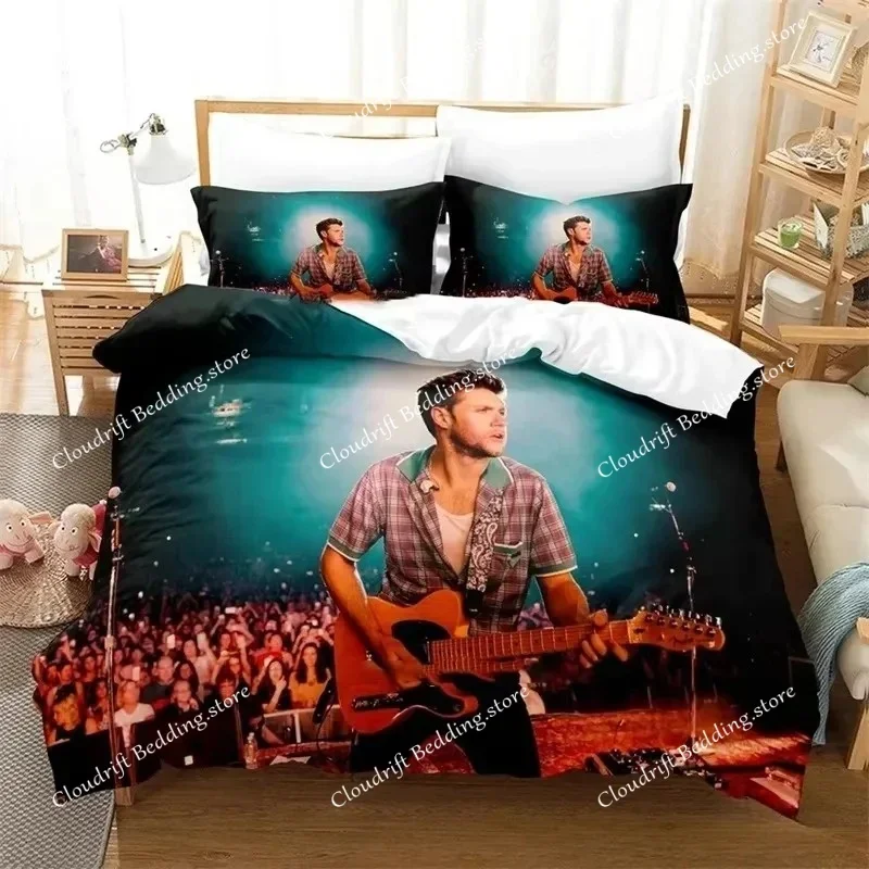

3D Print Niall Horan Bedding Set,Duvet Cover Comforter Bed Set Quilt Cover Pillowcase,King Queen Twin Size Boys Girls Adults026