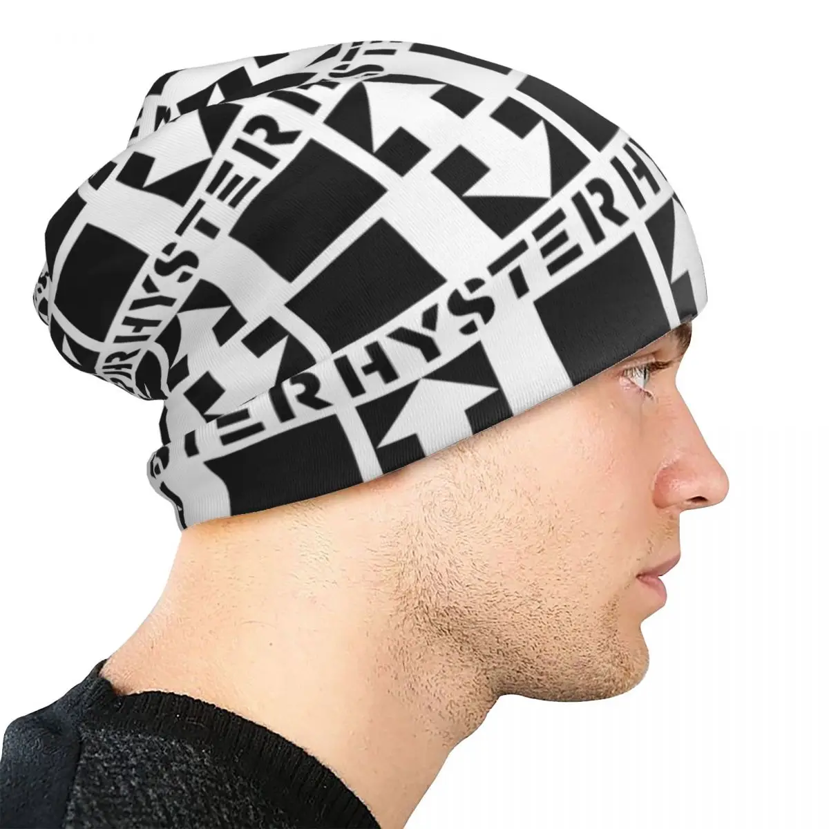 Hysters-gorro de punto para hombre y mujer, gorro de Hip Hop para exteriores, gorros multifunción cálidos